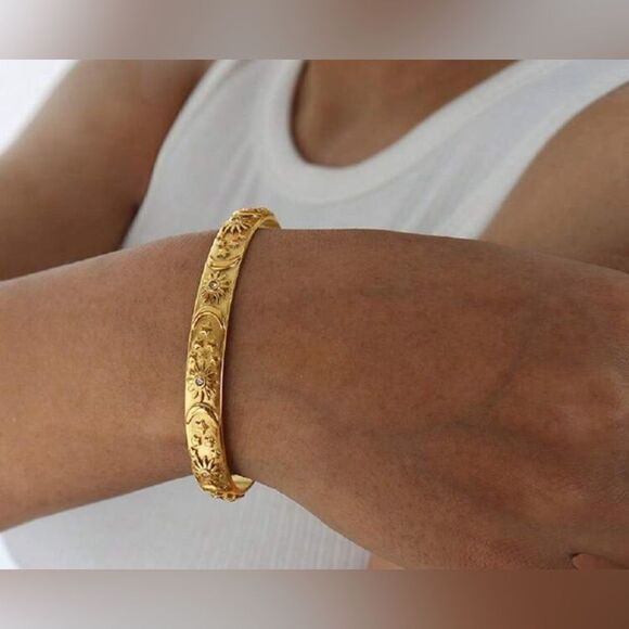 Boho moon bangle M813 - Picture 1 of 6